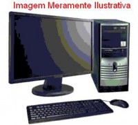 PC Space BR c/ AMD Sempron LE1250 2.2GHz, 1GB, 160GB e Linux + Monitor LCD AOC 15.6" 1619SWA         R$ 850,00